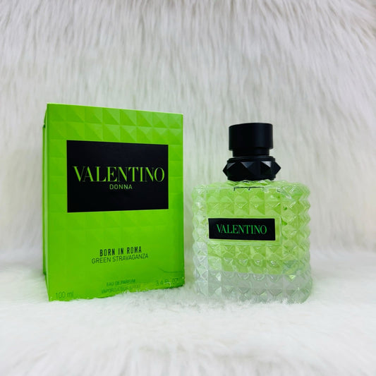 Valentino Donna Born in Roma Green Stravaganza