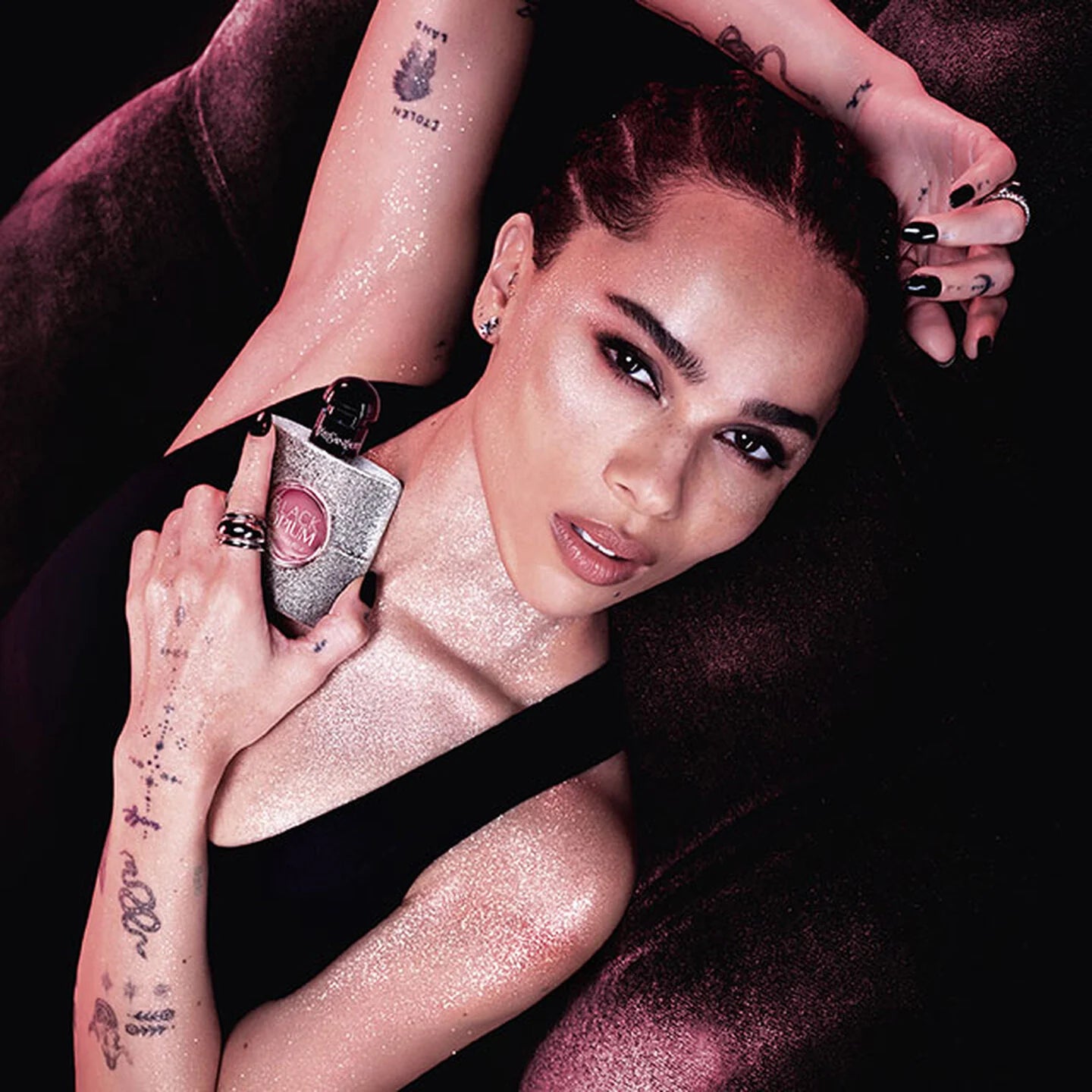 YSL Black Opium Glitter