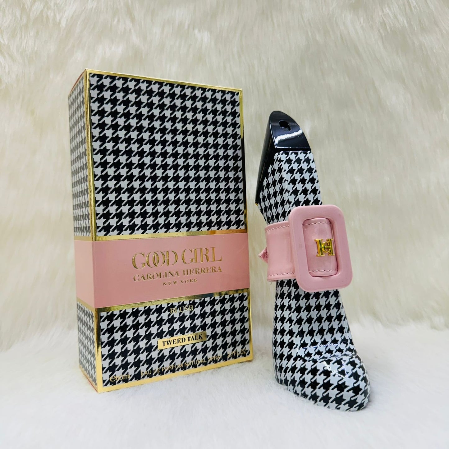 CH Good Girl Blush Tweed Talk